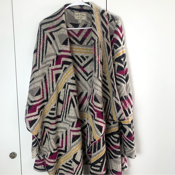 Lucky Brand Aztec Sweater - Picture 2 of 8